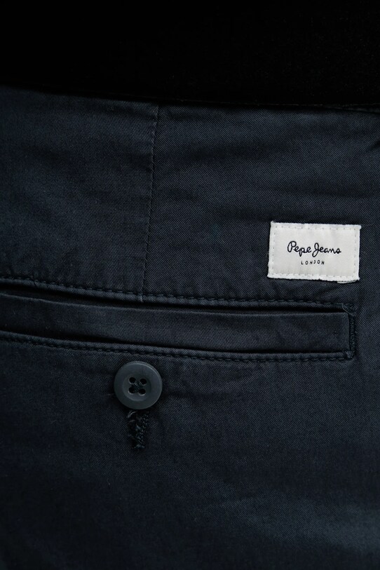 Kalhoty Pepe Jeans SLIM CHINO POPLIN námořnická modř PM211873