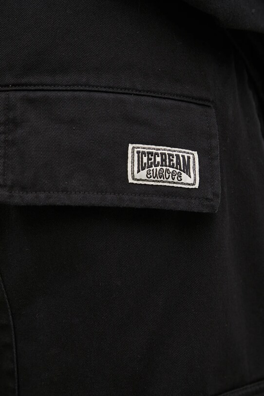 Хлопковые брюки ICECREAM Running Dog Cargo Pant чёрный IC24430