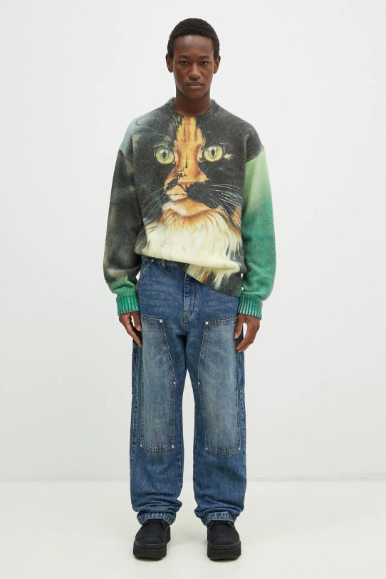 Rifle Billionaire Boys Club Denim Carpenter Pant B24428 modrá