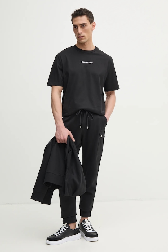 Michael Kors spodnie dresowe CF452BO5MF czarny SS25
