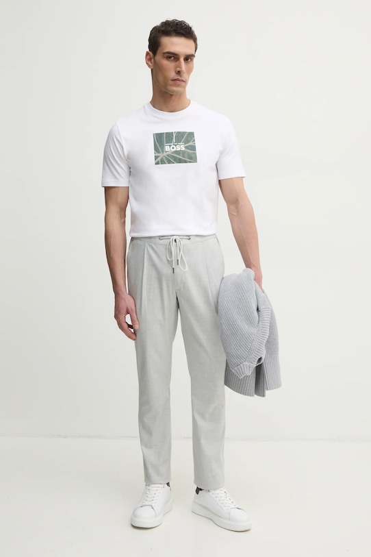 Michael Kors pantaloni CF4303TENP gri SS25