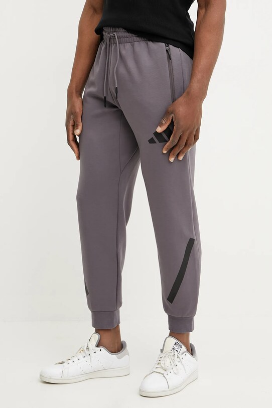 adidas pantaloni de trening Z.N.E. tricotaj violet JC5496