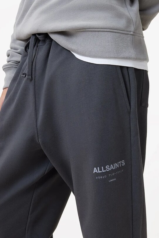 Бавовняні спортивні штани AllSaints UNDRGRND сірий M031TB