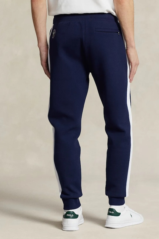 Polo Ralph Lauren spodnie dresowe Wimbledon Collection 710867582 granatowy SS25