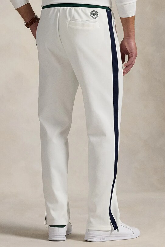 Ρούχα Παντελόνι φόρμας Polo Ralph Lauren 710970491 λευκό