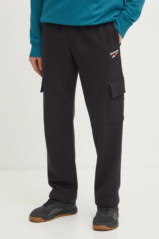 Tepláky Reebok Classic pletenina černá 100221839