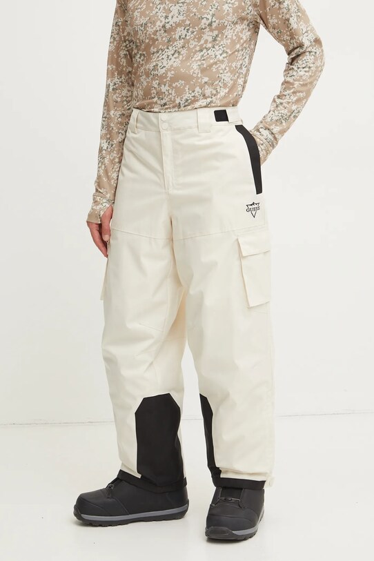 Guess pantaloni de schi panza bej M4PB59.WH0K0