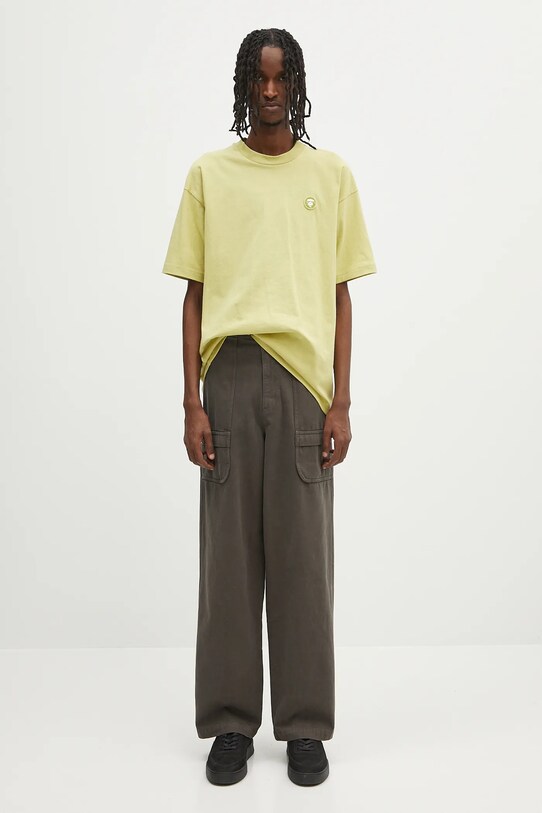 Bavlnené nohavice adidas Originals P Ess C Pt JD3339 zelená