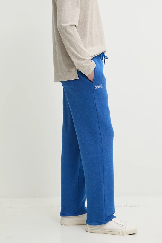 American Vintage pantaloni de trening tricotaj violet MDOV05CE25