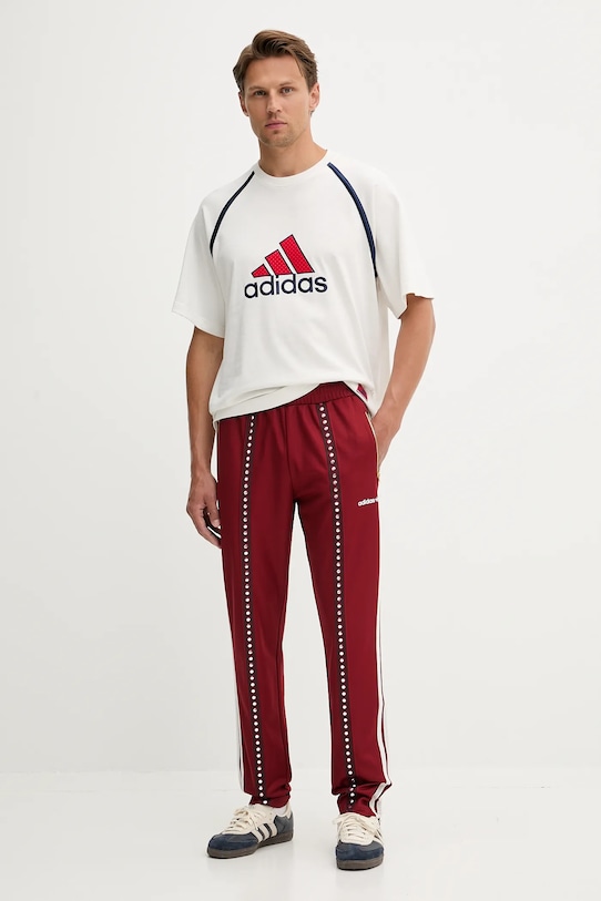 Παντελόνι φόρμας adidas Originals KA4391 μπορντό SS25
