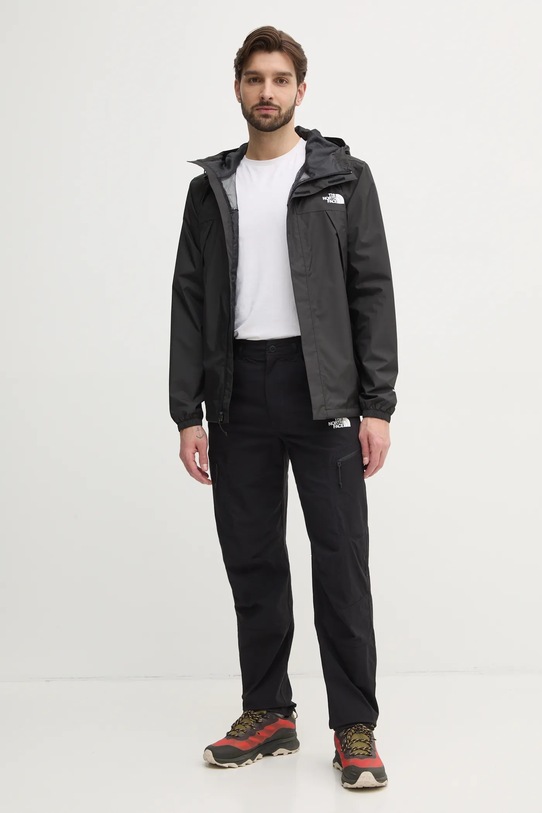 The North Face pantaloni de exterior Exploration NF0A8BR3JK31 negru SS25