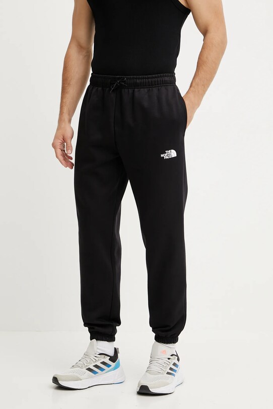 The North Face spodnie dresowe Simple Dome dzianina czarny NF0A8C1WJK31