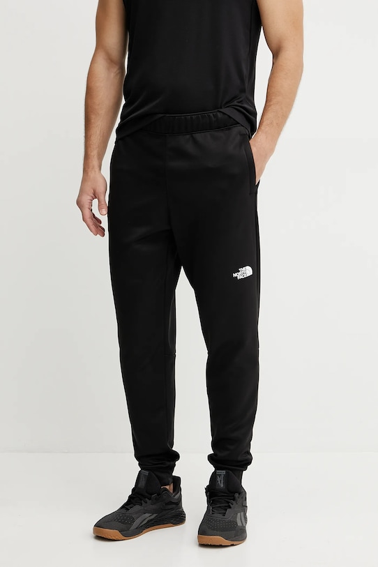 The North Face pantaloni de trening Reaxion tricotaj negru NF0A8CNQJK31