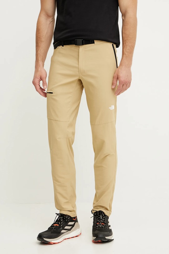 Παντελόνι εξωτερικού χώρου The North Face Lightning ύφασμα μπεζ NF0A495N4FS1