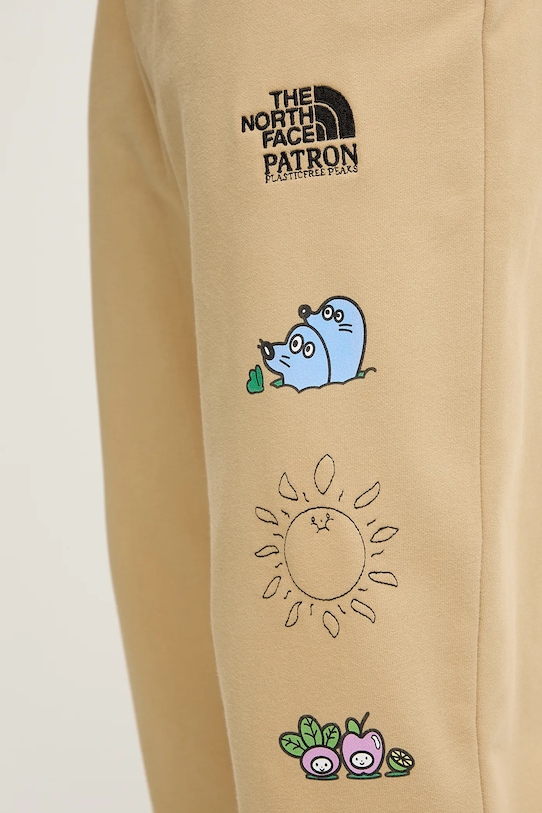 The North Face spodnie dresowe bawełniane Mountain Cleanup zielony NF0A8C2WLK51