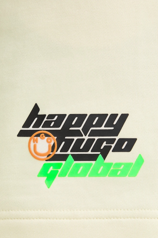 Bavlnené šortky Hugo Blue žltá 50536107