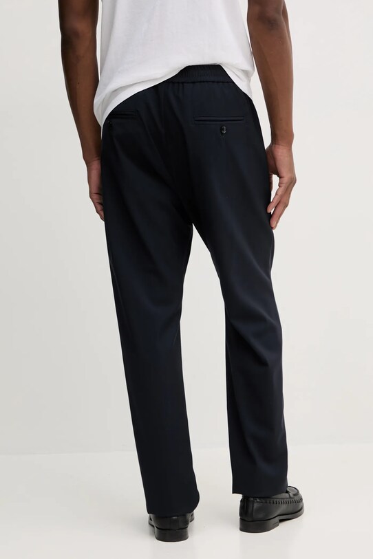 Îmbrăcăminte BARENA VENEZIA pantaloni de lana Camicia Mola PAU5082.478 bleumarin