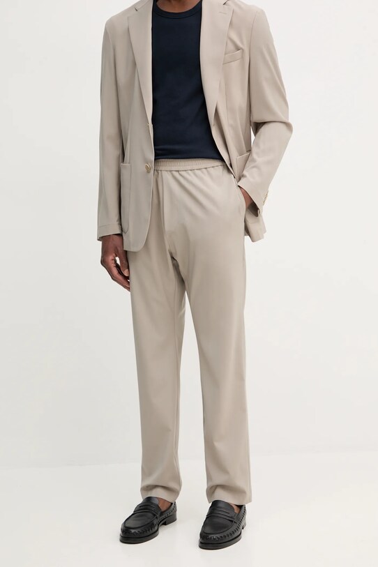 BARENA VENEZIA pantaloni de lana Camicia Mola chinos bej PAU5082.478