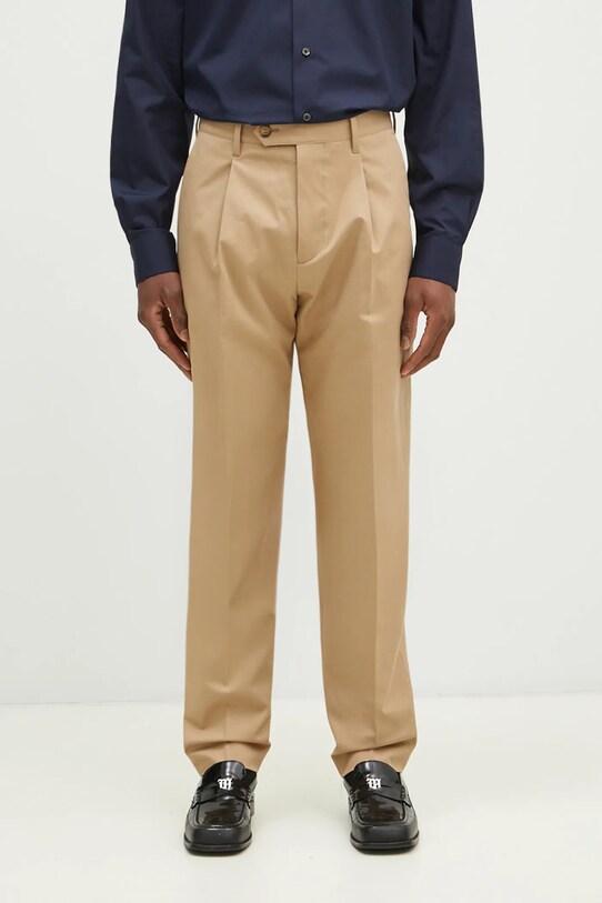 Paul Smith spodnie z elastanem beżowy M1R.408Z.P01934