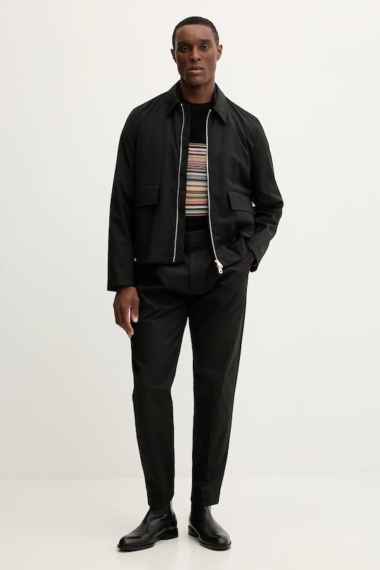 Paul Smith pantaloni M1R.408Z.P01934 negru SS25