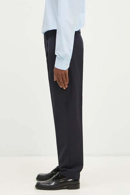 Paul Smith spodnie z domieszką wełny M1R.408Z.P02571 granatowy SS25