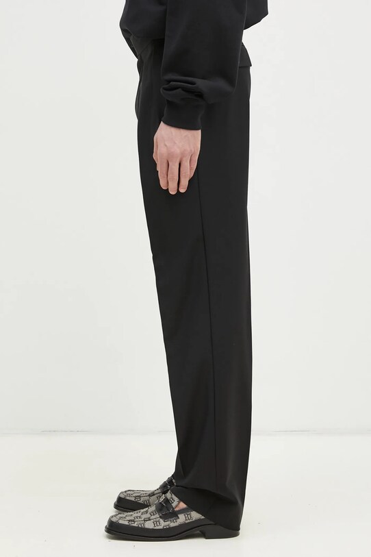 Paul Smith pantaloni de lână M1R.409Z.P00002 negru SS25