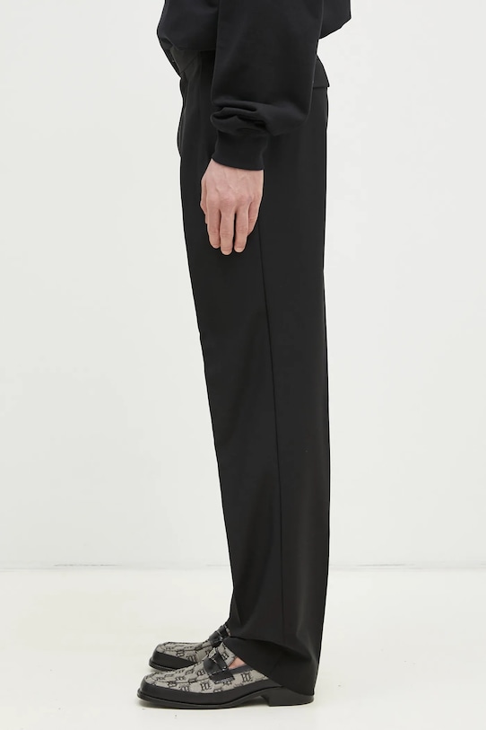 Paul Smith pantaloni de lână M1R.409Z.P00002 negru SS25