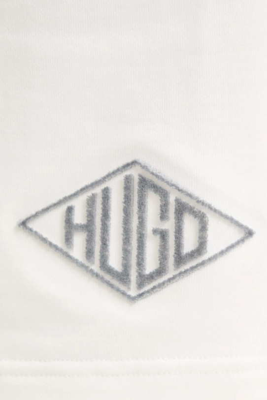 Bavlněné šortky HUGO bílá 50534953