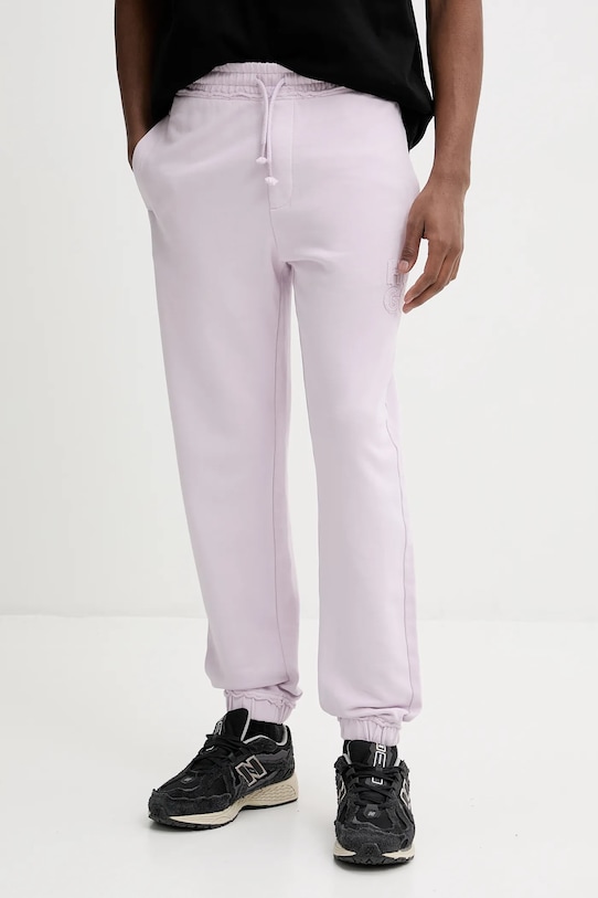 HUGO pantaloni de trening din bumbac bumbac violet 50535287