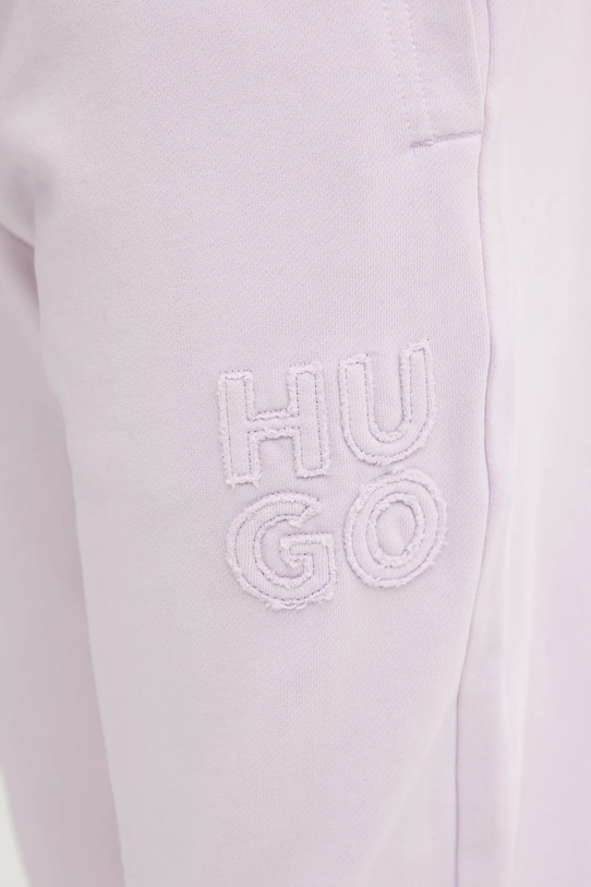 Îmbrăcăminte HUGO pantaloni de trening din bumbac 50535287 violet