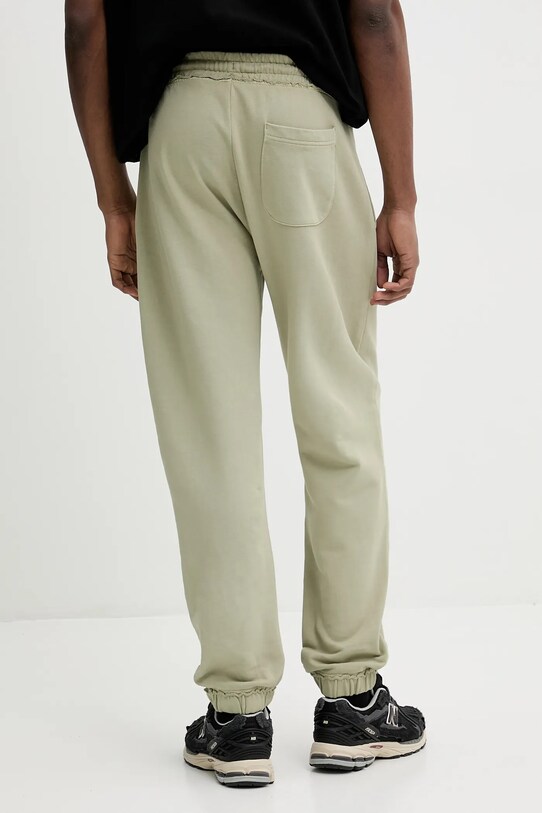 HUGO pantaloni de trening din bumbac 50535287 verde SS25