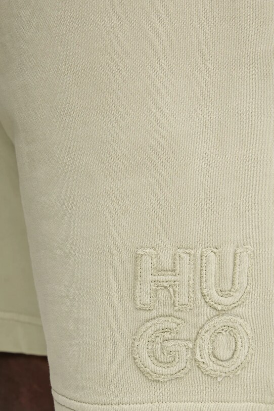 Бавовняні шорти HUGO зелений 50535288