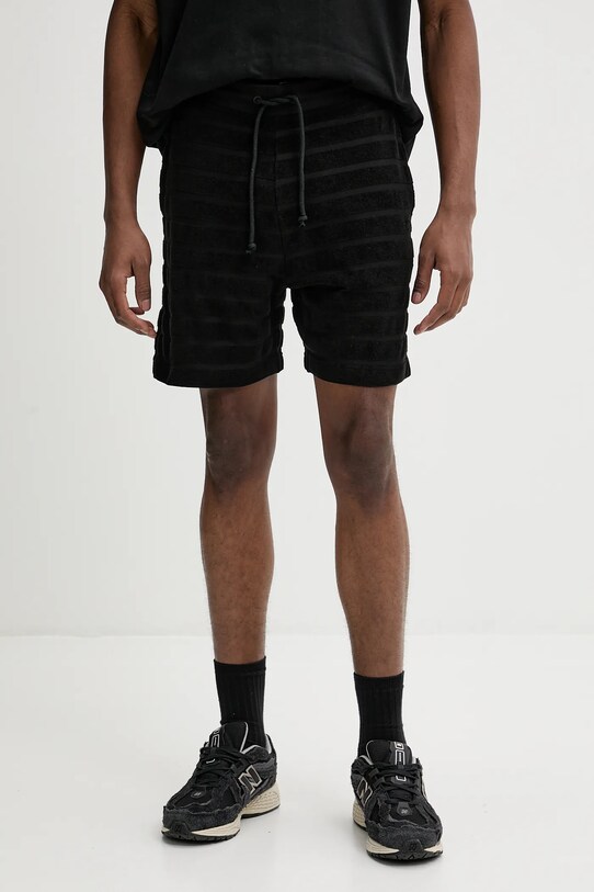 HUGO pantaloni scurti din bumbac bumbac negru 50535289