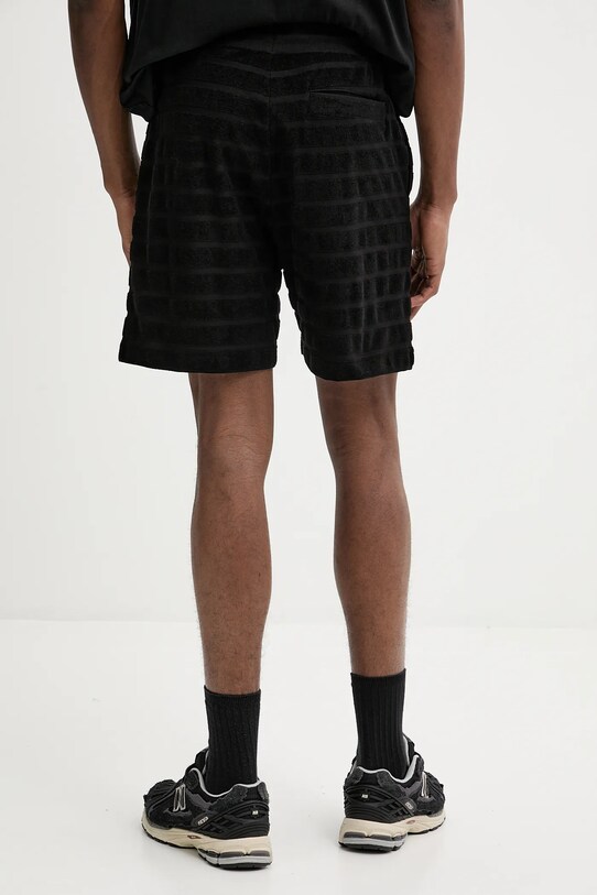 HUGO pantaloni scurti din bumbac 50535289 negru SS25