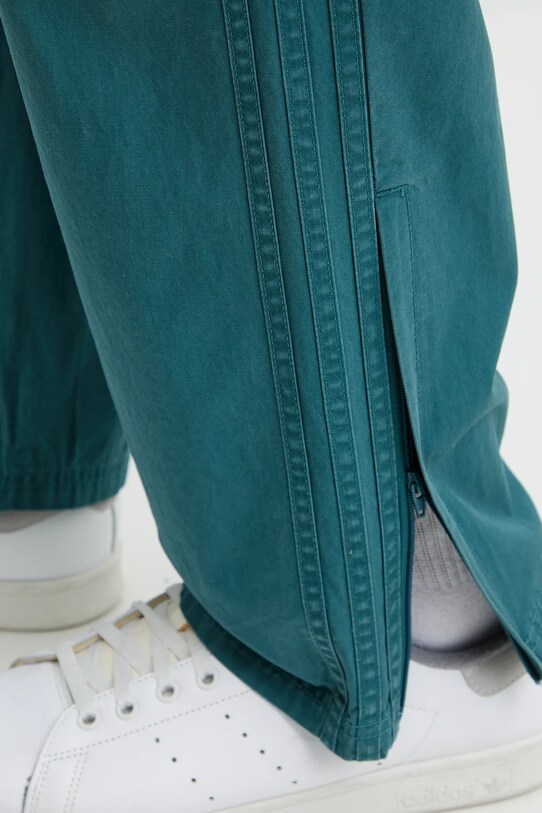 adidas Originals pantaloni de bumbac Firebird Pants KC0688 turcoaz