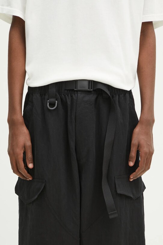 Y-3 spodnie Washed Twill Pant czarny JD3522