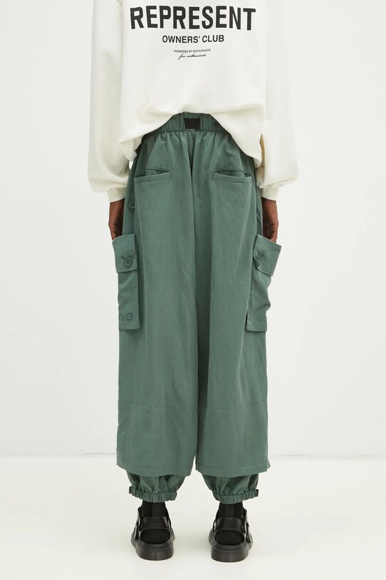 Odjeća Hlače Y-3 Washed Twill Cargo Pant JM3208 zelena