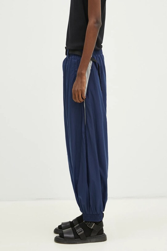 Tepláky Y-3 3-Stripes Nylon Shell Pant JM7789 námořnická modř SS25