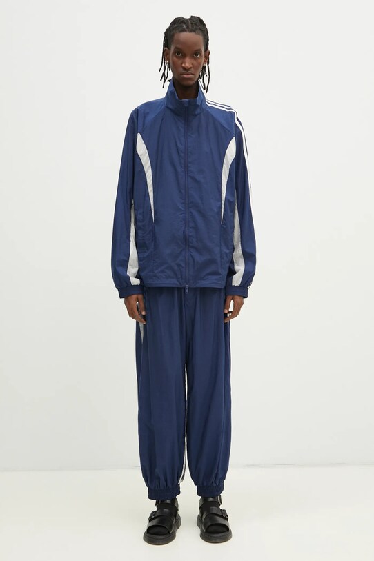 Tepláky Y-3 3-Stripes Nylon Shell Pant JM7789 námořnická modř