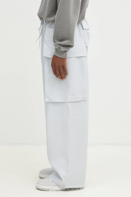 Hlače Y-3 Sport Uniform 3-Stripes Cargo Pants JM7800 siva SS25