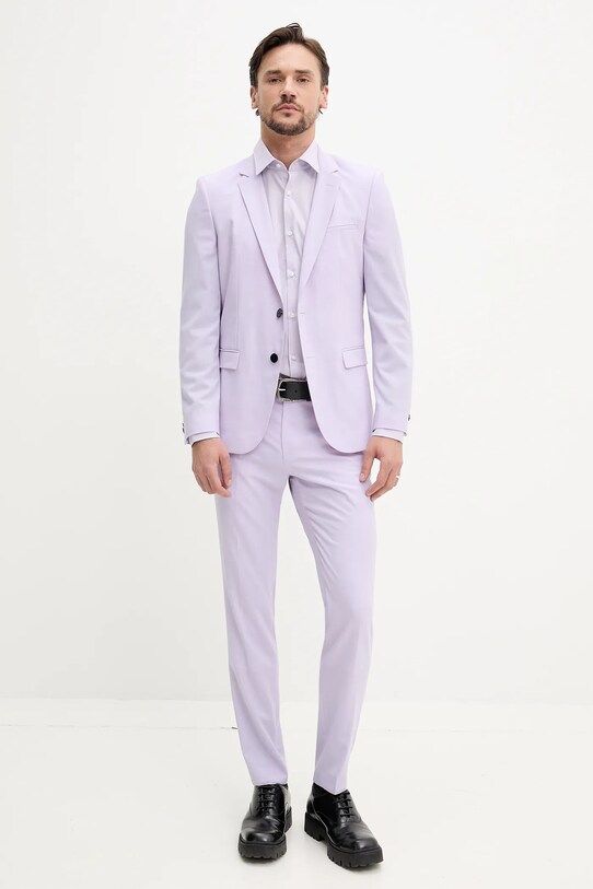 Kalhoty HUGO 50538303 fialová SS25