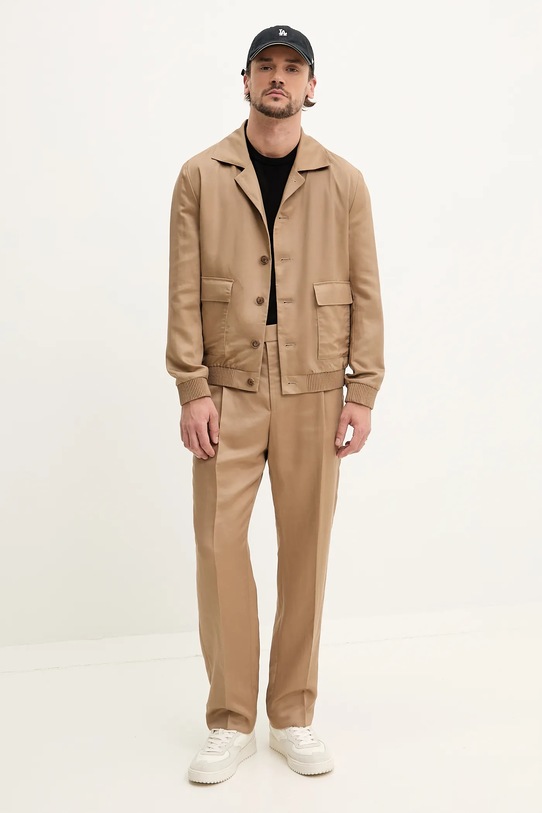 HUGO pantaloni 50538584 maro SS25