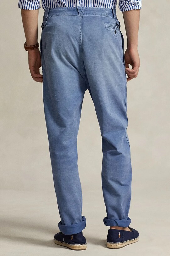 Oblečení Bavlněné kalhoty Polo Ralph Lauren Pant 710923848 modrá