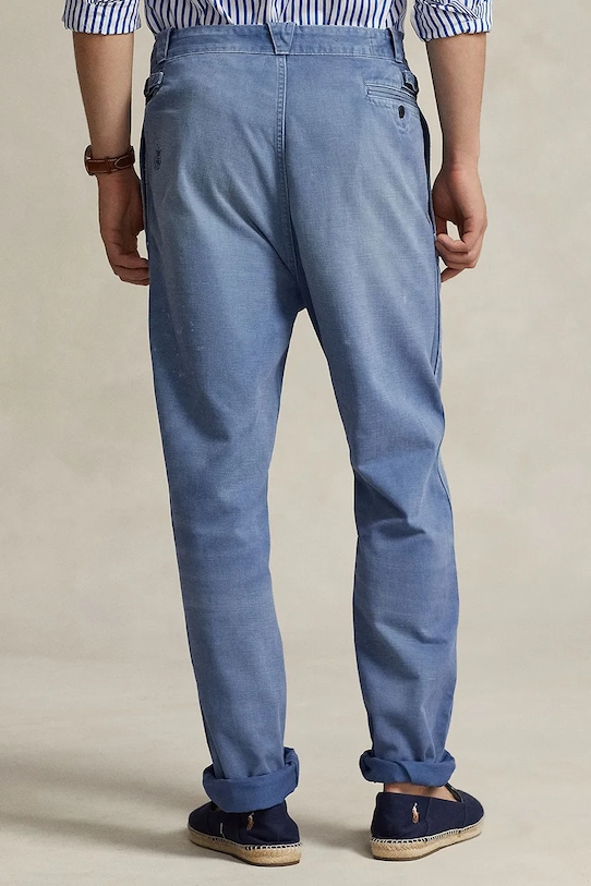 Clothing Polo Ralph Lauren cotton trousers Pant 710923848 blue