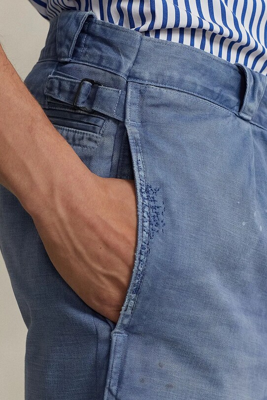 Bavlněné kalhoty Polo Ralph Lauren Pant modrá 710923848