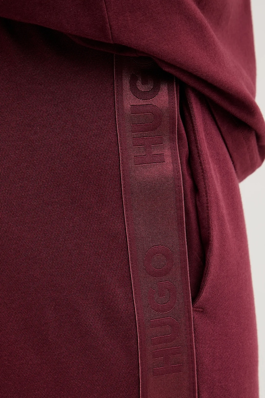 HUGO pantaloni de lounge burgundia 50540918