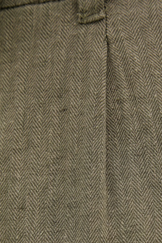 Панталон с лен Lindbergh зелен 30.003020.ARMY