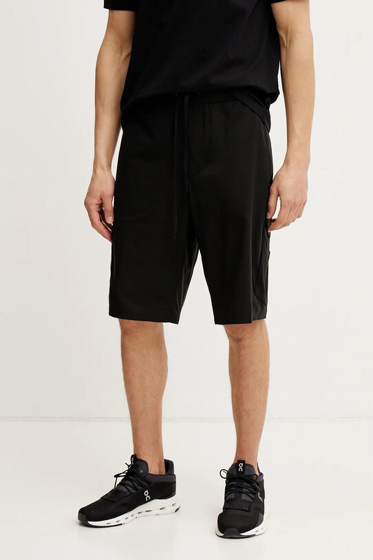 BOSS Green pantaloni scurti panza negru 50534318