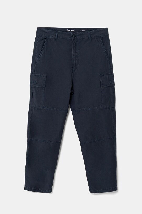 Barbour pantaloni in cotone Relaxed Fit Cargo tessuto blu MTR0759