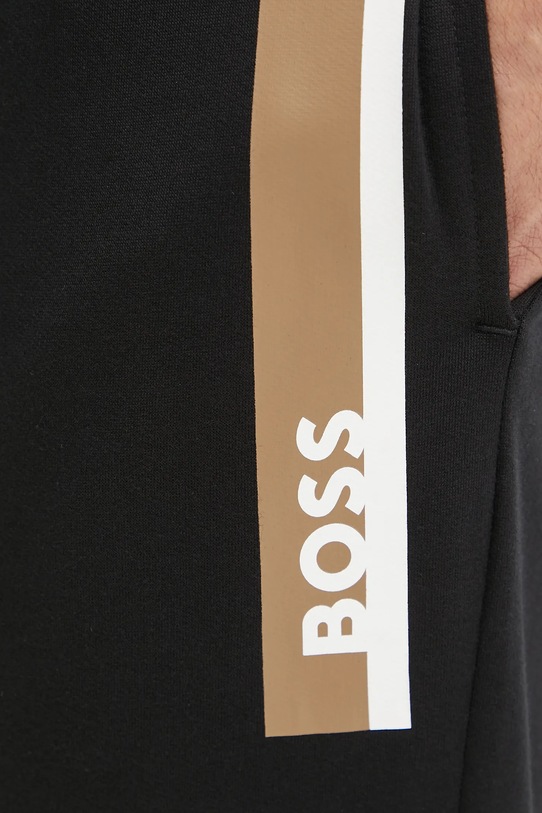Хлопковые спортивные штаны BOSS чёрный 50540654